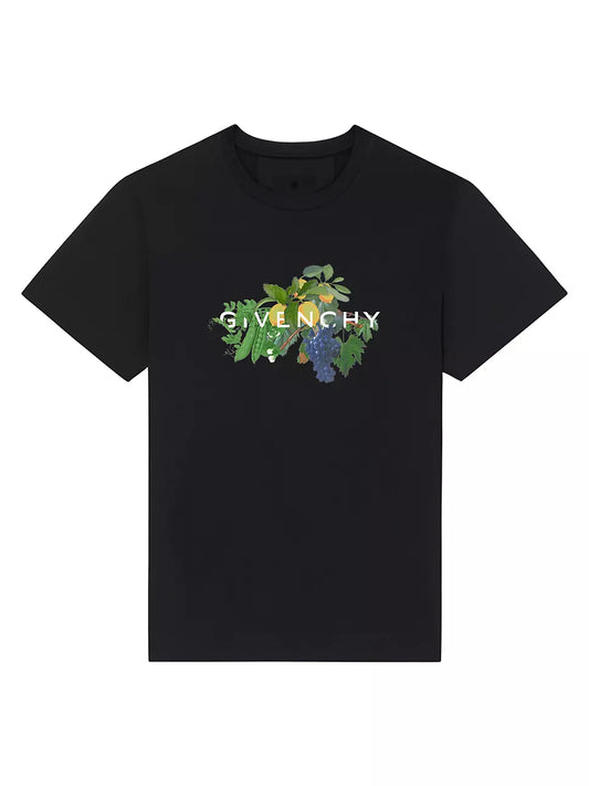 G floral T-shirt - Black