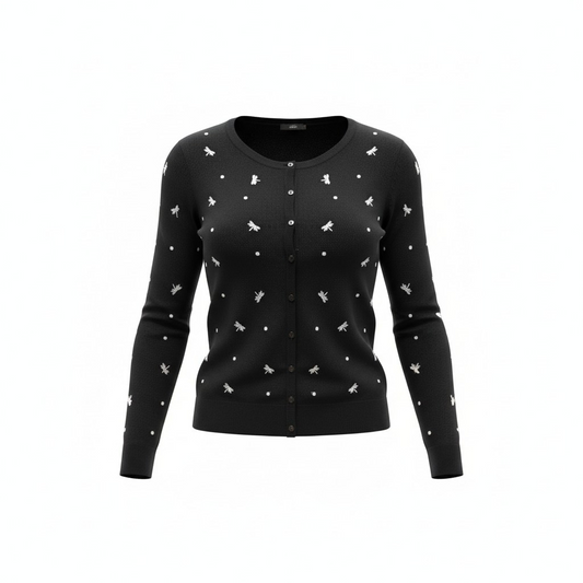 M&Co Button Down Sweater