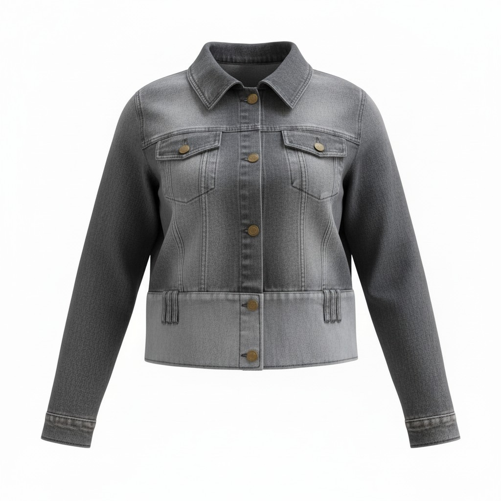 Denim Jacket BLK01
